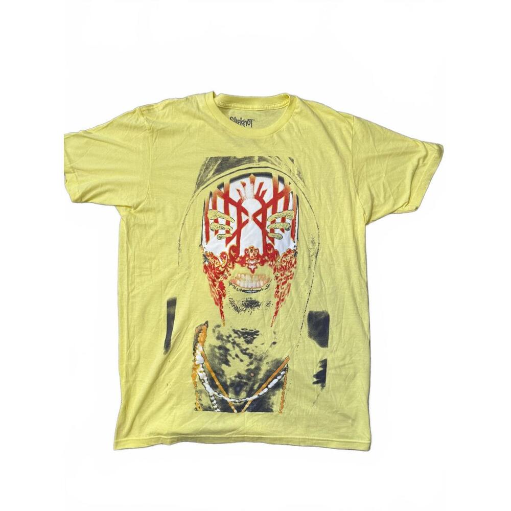 Slipknot Band Tee Pale Yellow - Large
